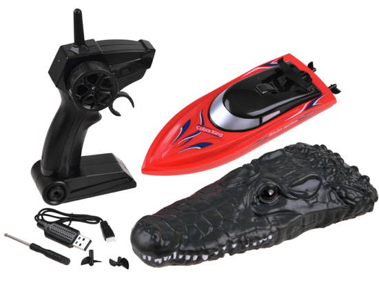 2in1 remote-controlled crocodile boat RC0576