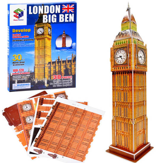 30-piece 3D puzzle London Big Ben ZA3802