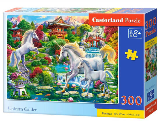 300-piece puzzle B-030521 Unicorn Garden