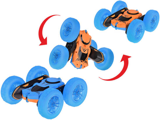 360 degree remote controlled car with glowing wheels RC0675 NI