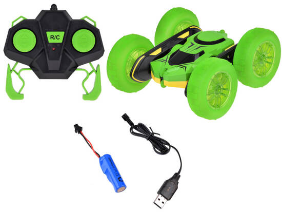 360 degree remote controlled car with glowing wheels RC0675 ZI