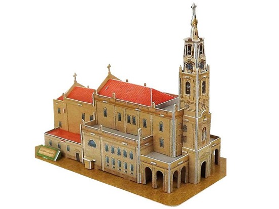 3D Puzzle Basilica in Fatima 47-element ZA1530