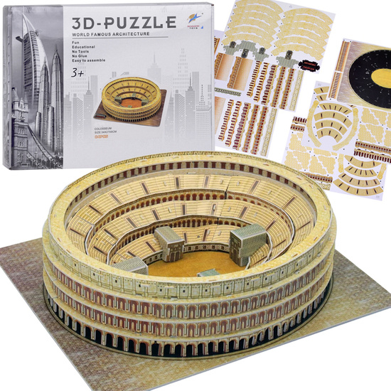 3D Puzzle Roman Colosseum 84-pieces Spatial puzzle ZA5401