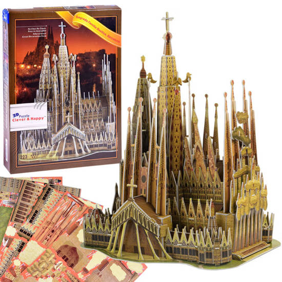 3D Puzzle Sagrada Familia Basilica 223 pieces. ZA3785