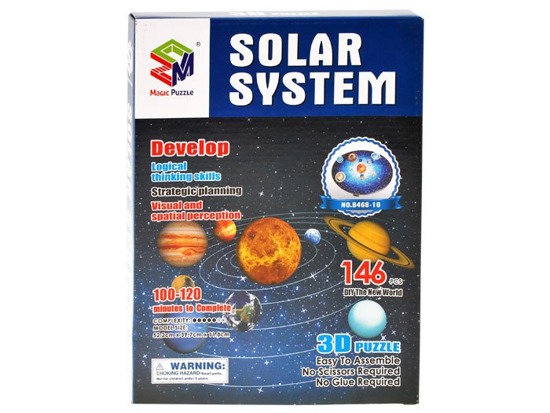 3D Puzzle planet EARTH SOLAR SYSTEM ZA1328