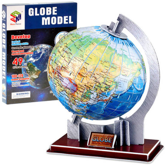 3D SPATIAL GLOBE Puzzle 49 pieces globe puzzle ZA0936