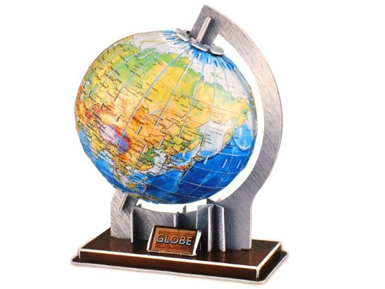 3D SPATIAL GLOBE Puzzle 49 pieces globe puzzle ZA0936