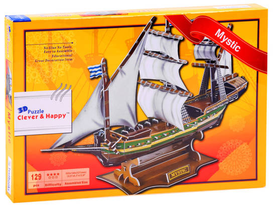 3D puzzle ship Mystic sea ship 129ele ZA3790