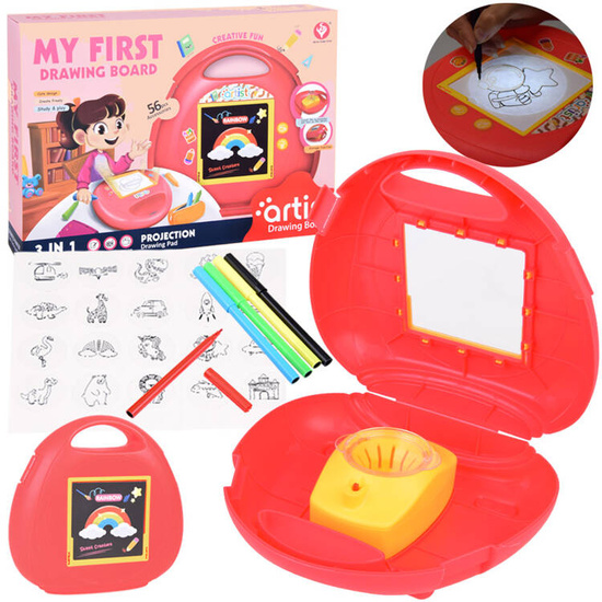 3in1 Projector Suitcase Learning Drawing Projector Slides TA0108