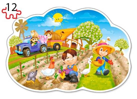 4-in-1 puzzle 8,12,15,20-piece Four Seasons