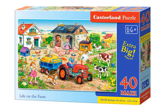 40-piece puzzle MAXI Life on the Farm