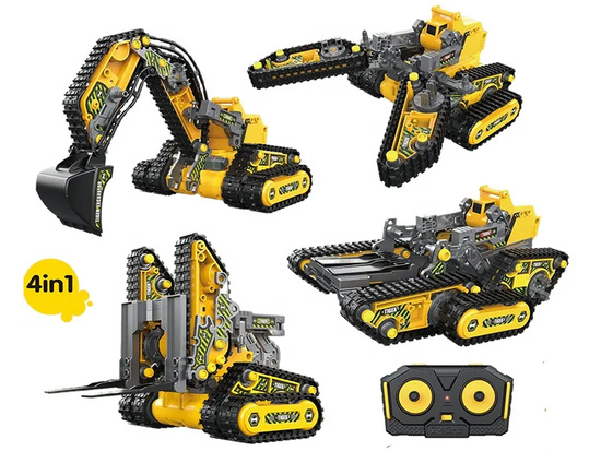 4in1 construction kit Remote controlled construction machines 176 pieces RC0694