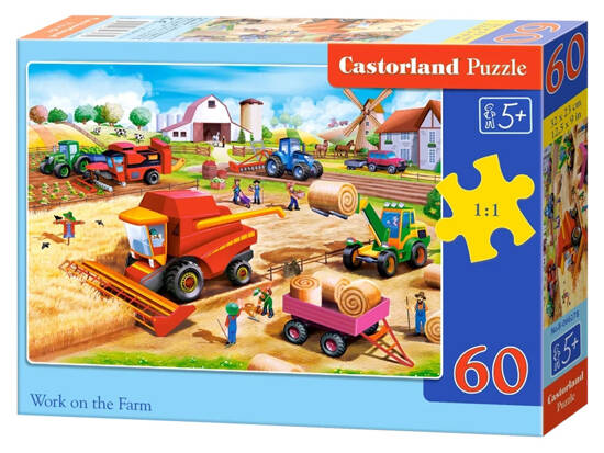 60-piece Work on the Farm puzzle