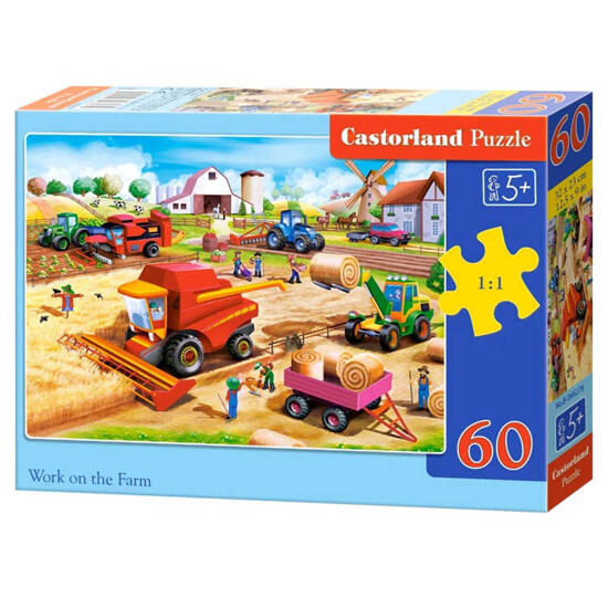 60-piece Work on the Farm puzzle