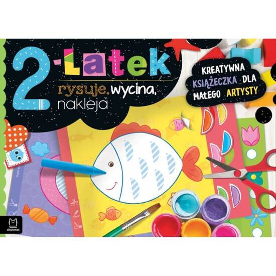 A creative artist's book for 2-year-olds to draw, cut out and paste KS0848