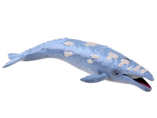 A gray whale, a sea figurine painted ZA3393