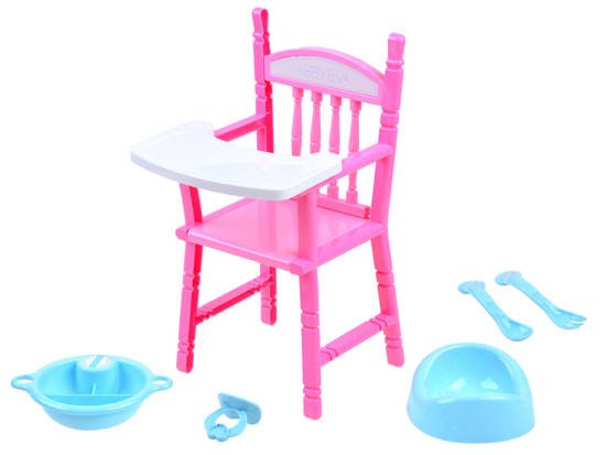 A set of a chair for a doll, potty bowl ZA3507