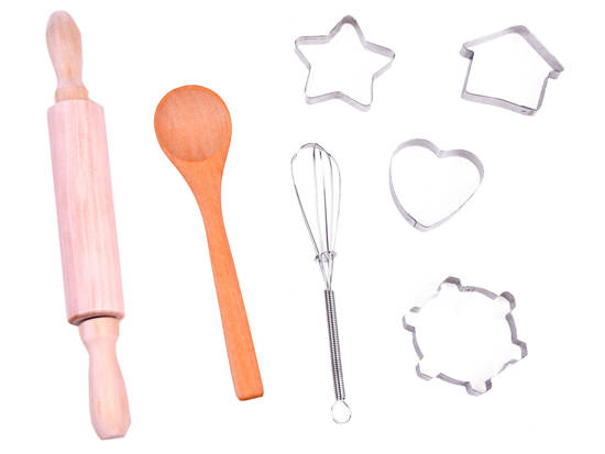 A set of apron for chef's rolling pin hat glove akce ZA2817