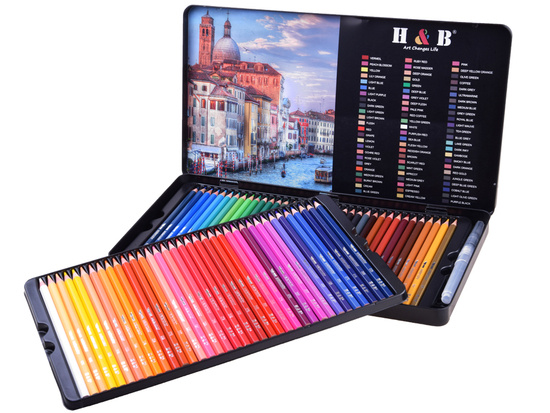 A set of colored pencils in 36 colors in a case AP0006