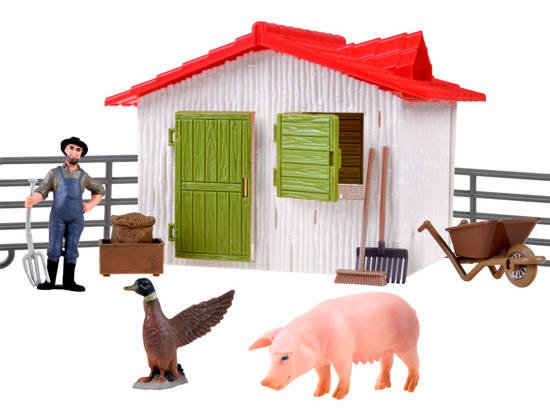 A set of farm barn animal figurines ZA4297A