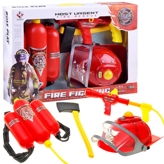 A set of firefighter helmet light sound extinguisher ZA1678