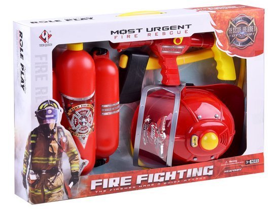 A set of firefighter helmet light sound extinguisher ZA1678