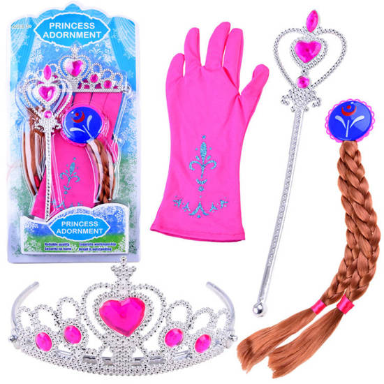 A set of princesses from a fairy tale Crown Hair ZA3967