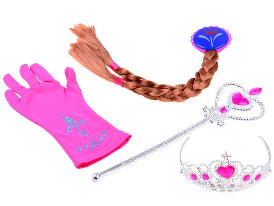 A set of princesses from a fairy tale Crown Hair ZA3967