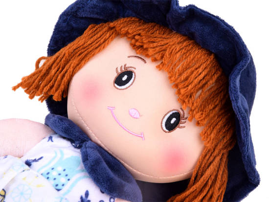 A soft rag doll with a hat ZA 3866