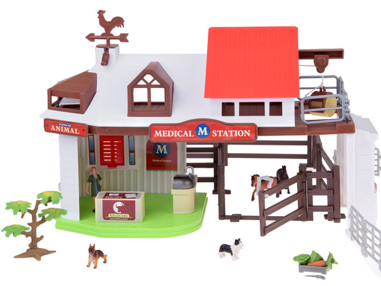 ANIMALS FARM SERIES Large set "VET in the countryside" 102 pieces ZA5350