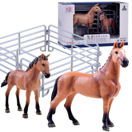 ANIMALS FARM SERIES Set of figurines "Horse and foal" HORSES COLLECTION ZA3391