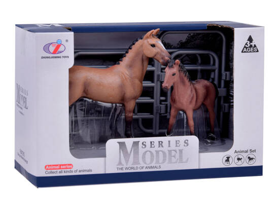 ANIMALS FARM SERIES Set of figurines "Horse and foal" HORSES COLLECTION ZA3391