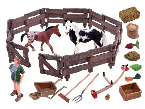 ANIMALS SERIES FARM Large set of animals FARM Figures HORSES ZA2991