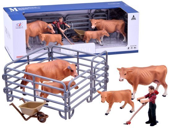 ANIMALS SERIES FARM Set of cows from the pen Figurines COLLECTION ZA2606