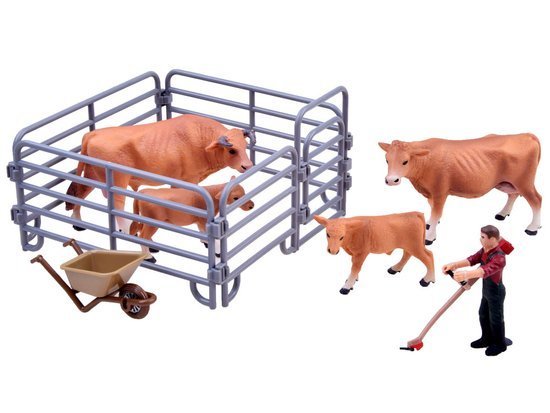 ANIMALS SERIES FARM Set of cows from the pen Figurines COLLECTION ZA2606