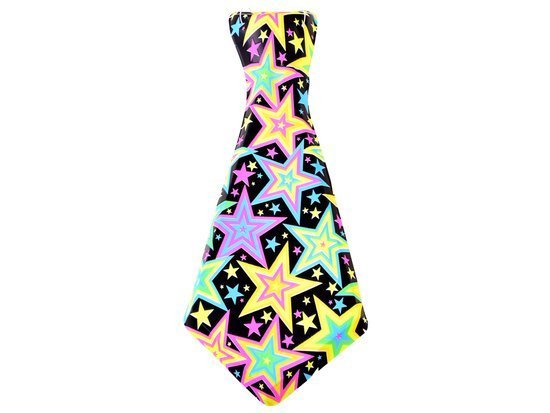 AWESOME colorful TIE with elastic band for a ball, party, carnival ZA0681