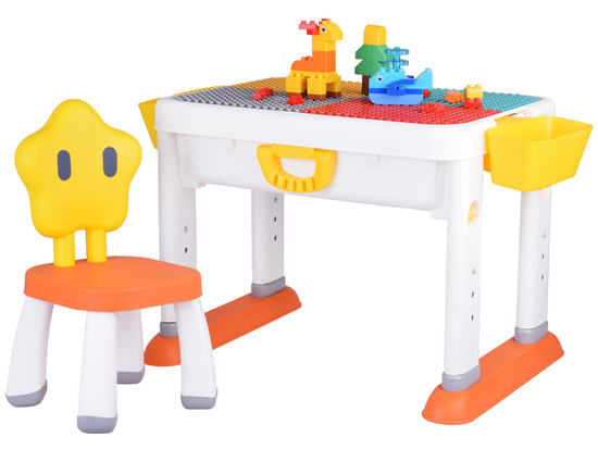 Adjustable table 3in1 Double-sided tabletop Set for building blocks ZA5160