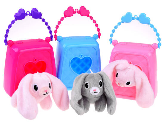 Adorable handbag + animal plush rabbit mascot ZA4682