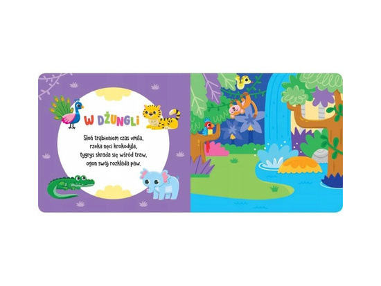 Aksjomat Sensory Book Animals Felt Stickers Poems KS1007