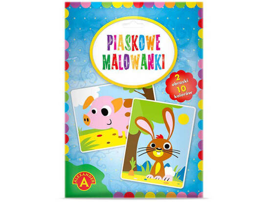 Alexander sand coloring creative set 2 pictures piggy rabbit ZA5534