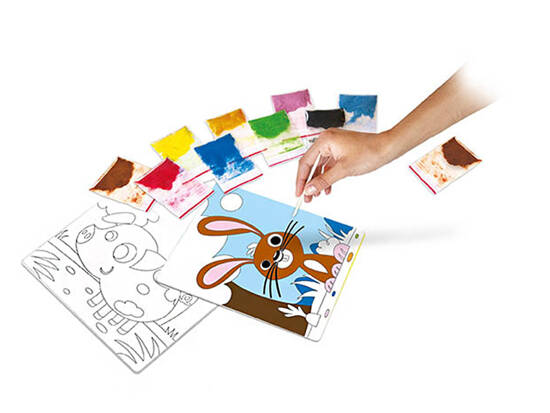 Alexander sand coloring creative set 2 pictures piggy rabbit ZA5534