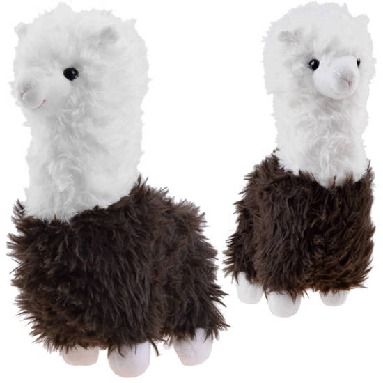 Alpaca fluffy llama plush toy 28cm ZA4402