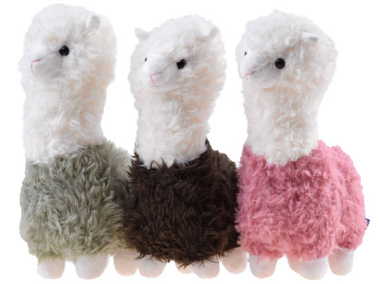 Alpaca fluffy llama plush toy 28cm ZA4402