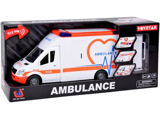 Ambulance Medical Car Emergency Ambulance with Sound Light ZA5217