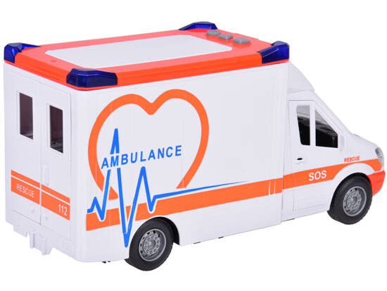 Ambulance Medical Car Emergency Ambulance with Sound Light ZA5217