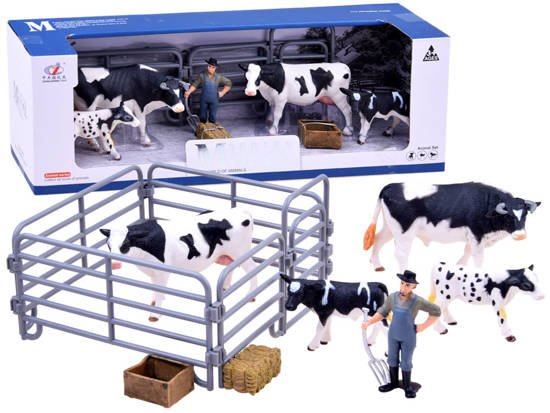 Animals farm Cow a set of figures ZA2606