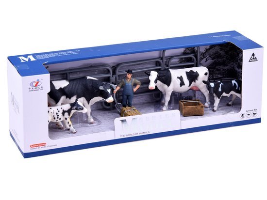 Animals farm Cow a set of figures ZA2606