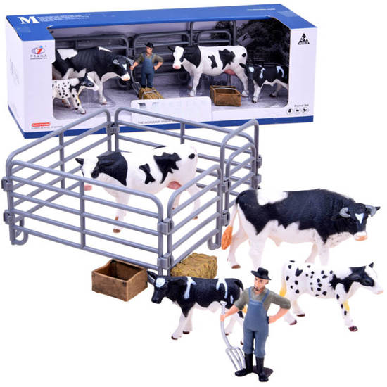 Animals farm Cow a set of figures ZA2606