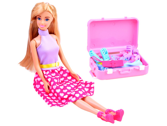 Anlily Doll + cottage with clothes + handbags ZA 2228