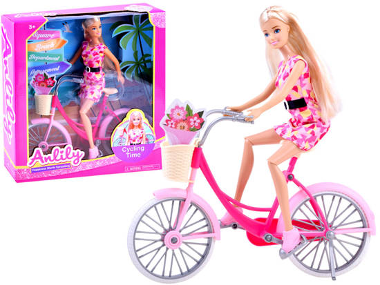 Anlily Doll on the Bike Retro bicycle basket ZA2455